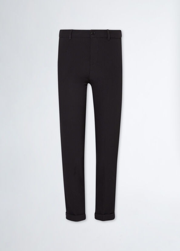 パンツ LIU JO Woman Pants Black WXX046T7896 22222 ABBIGLIAMENTO PANTALONE LIU JO WXX046T7896/22222